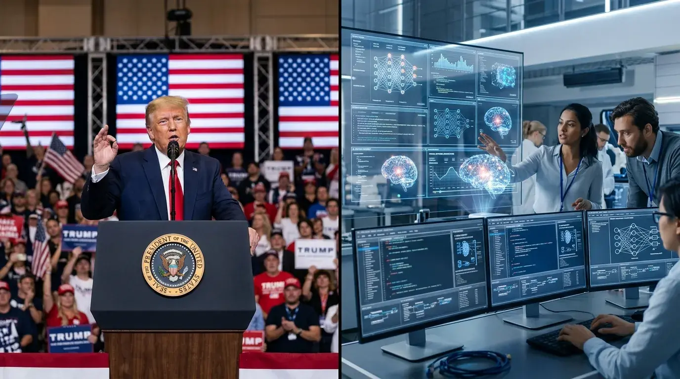 donald trump dan AI