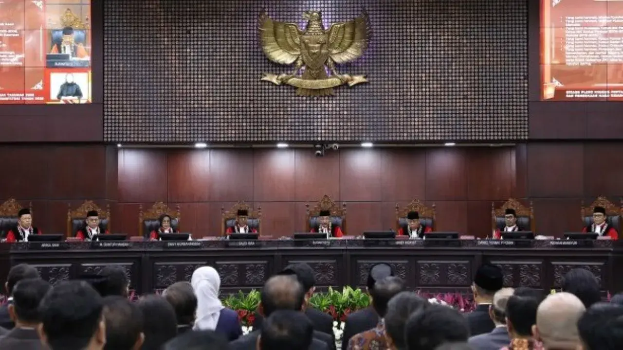Ruang sidang Mahkamah Konstitusi