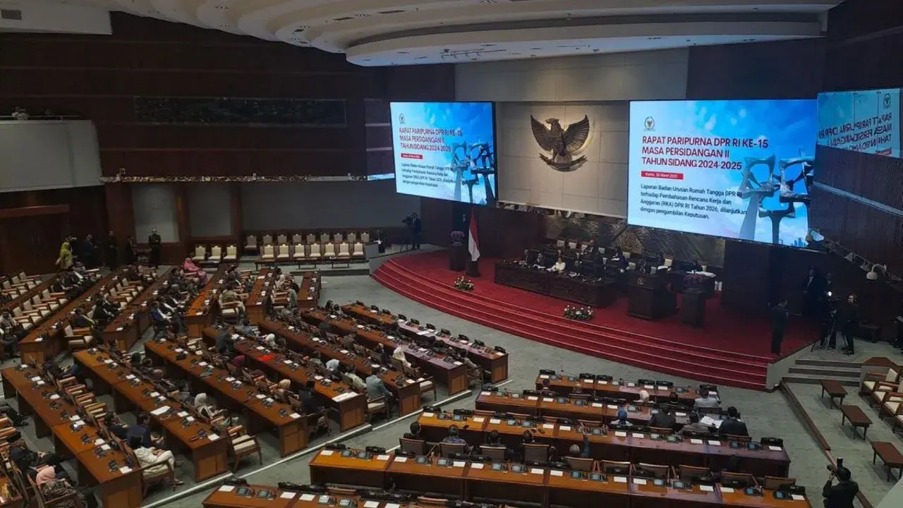 suasana sidang ruu perampasan aset